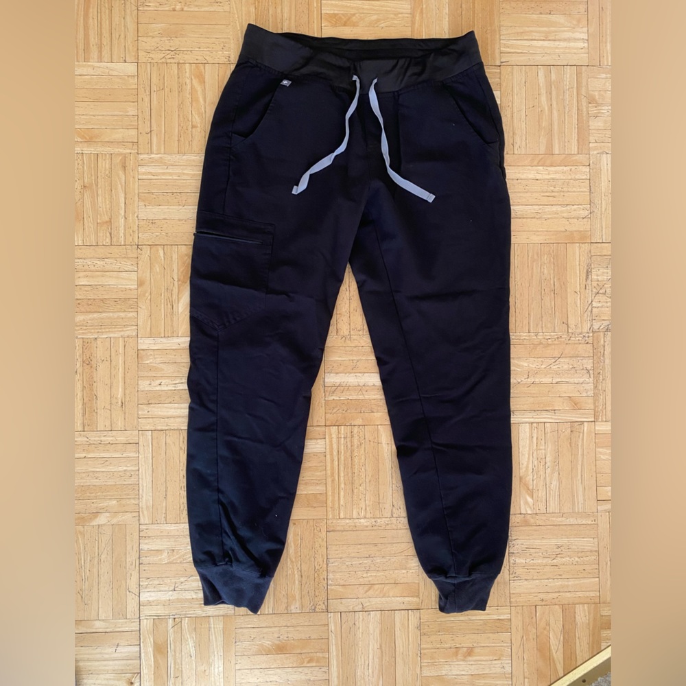 Figs M Zamora Jogger Scrub Pants - Black